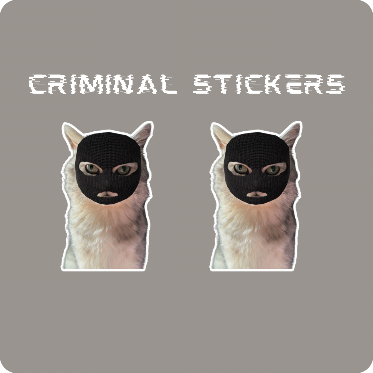 Criminal Stickers Duo
